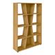 Seconique Naples Medium Bookcase - Oak Effect