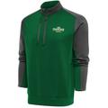 Men's Antigua Hunter Green/Pewter San Francisco Dons Team Quarter-Zip Pullover Top