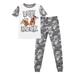 Youth Camo The Flintstones T-Shirt & Pants Sleepwear Set