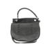 Danielle Nicole Satchel: Pebbled Gray Solid Bags