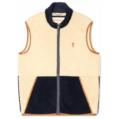 Revolution - Fleece Vest in Block Colors - Fleeceweste Gr XXL beige Image