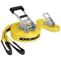 Schildkröt Fun Sports - Slackline + Teaching Line - Slackline Gr 15 m - 5 cm gelb