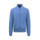 Fynch-hatton Cardigan-Zip, Structure Herren crystal blue, Gr. XL, Baumwolle, Männlich Jacken indoor