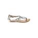 REPORT Sandals: Silver Shoes - Women's Size 7 1/2 - Open Toe