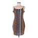 Shein Casual Dress - Bodycon: Brown Dresses - Women's Size 8