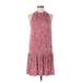 Banana Republic Factory Store Casual Dress - DropWaist Mock Sleeveless: Pink Dresses - Women's Size Medium