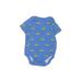 Baby Gap Short Sleeve Onesie: Blue Bottoms - Size 0-3 Month