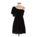 Tea n Rose Casual Dress: Black Dresses - Women's Size Medium