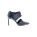 Vince. Heels: Slip-on Stilleto Cocktail Party Blue Print Shoes - Women's Size 6 - Almond Toe