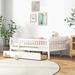 Red Barrel Studio® Zykai Daybed Wood in White | 28.32 H x 57.02 W x 79.52 D in | Wayfair 134C6E960AFE4D81BD5333D92B795059