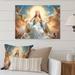 Bungalow Rose Mary Praying in Heaven II - Unframed Print on Metal in White/Yellow | 24 H x 1 D in | Wayfair 8BFD2AE7563740499CFC7FC499A173CD