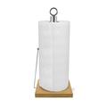 Latitude Run® Stainless Steel Free-Standing Paper Towel Holder Stainless Steel in Gray | 14 H x 6 W x 6 D in | Wayfair