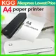 Mini imprimante de poche photo portable papier thermique impression rapide KrasnoFast Bluetooth