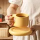 Tasse à café grasse avec ensemble S/05 tasse à lait en céramique Cappuccino standardisation de