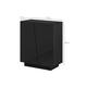 Homcom Bedroom Storage Cabinet, Black | Wowcher