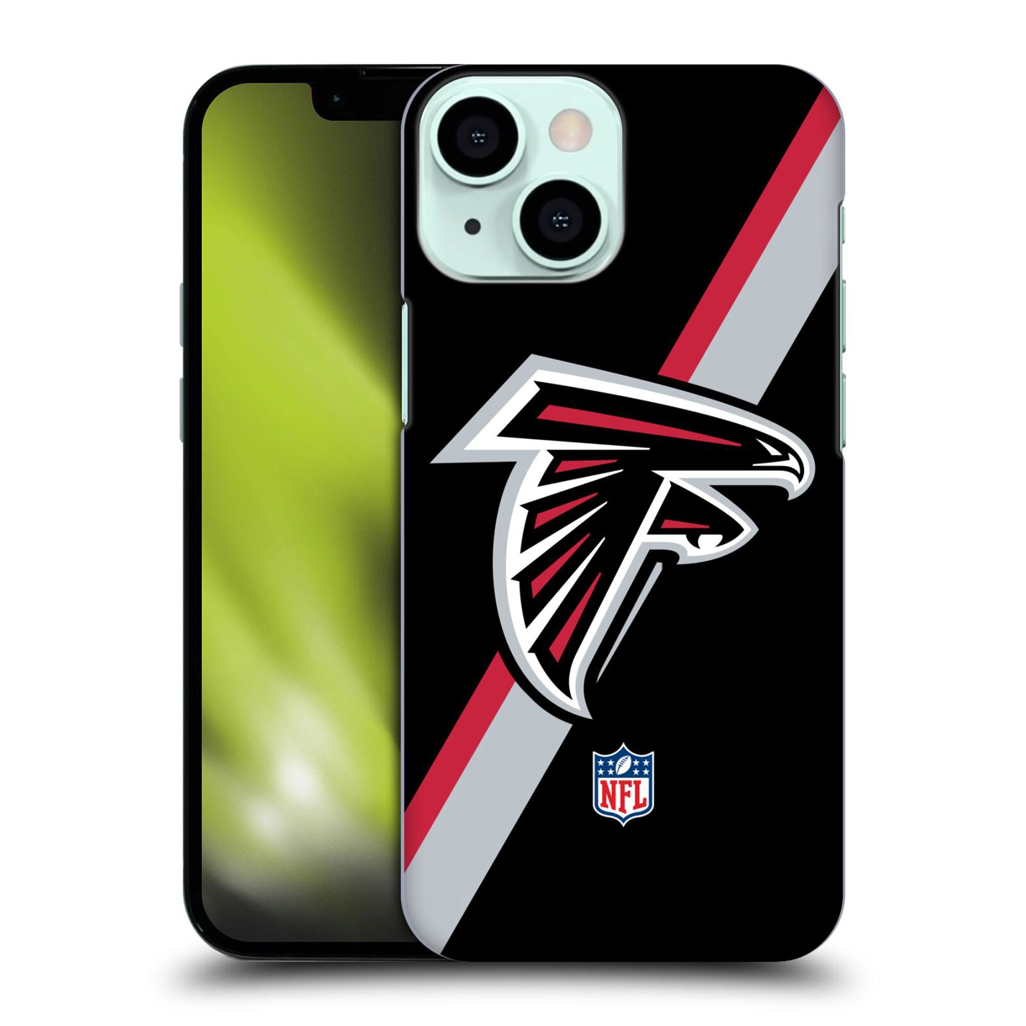 Coque Atlanta Falcons rigide avec logo à rayures - iPhone