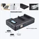 LCD Smart Battery Charger NP-F960 NP-F970 NP F970 NP F960 Camcorder Battery Charger for Sony NP-F550