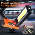 Powerful COB LED Work Light Car Garage Mechanic Lamp USB Rechargeable Flashlight Magnetic Torch