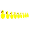 Cute cartoon little yellow duck banner animal farm theme decorated duck birthday 1st birthday party