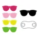 Portable Strong Magnetic Sunglasses Clip Eyeglass Holder Hang Brooches Pin Plastic Magnet Headset