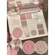 Colorrose Relief Eyeshadow Plate Multifunction Highlight Blush Makeup Palette Makeup Brown Milk Tea