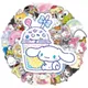 10/30/50PCS Mixed Hello Kitty My Melody Kuromi Cinnamoroll Sticker DIY Phone Guitar Skateboard