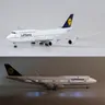 1/150 compagnia aerea 747 Modello di Aereo B747 Lufthansa Modello di Aeroplano Giocattolo Luce e la