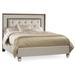 Sanctuary California King Mirrored Upholstered Bed