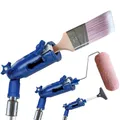Paint Brush Extender Paint Roller Extension Pole Clamping Tool Telescopic Rod Paint Handle Tool for