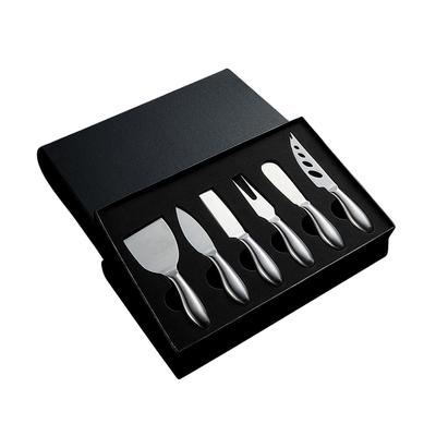 Ozarke Venezia 6-Piece Stainless Steel Cheese Spreader Set Dishwasher Safe - Set of 6 pcs