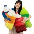 55cm simulazione bevanda gassata peluche cuscino divertente Sprite Cola Fanta Soda morbido peluche