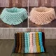 Newborn Baby Photography Blanket Basket Filler Mohair Knitted Mat 50cm Square Rug Photo Props