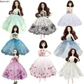 Fashion Ballet Dress For Barbie Doll Tutu Outfits 1/6 Dolls Accessories Dancing Clothes 3-layer