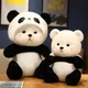 Weiße Teddybär Cosplay Panda Puppe Plüsch tier Kawaii Kapuze Cartoon Zoo Tier Plüsch tier sitzen