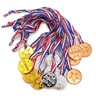 20 Stück Kinder Gold Kunststoff Gewinner Award Medaillen olympischen Stil Gewinner für Sport