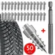 1-50 stücke Auto Winter Anti-Rutsch-Schrauben Nägel Werkzeuge Universal Auto Motorrad Fahrrad Schuh