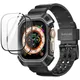 Sup case ub pro Fall für Apple Watch Ultra 49mm (2023/2022) robuste Schutzhülle mit Armbändern [2er