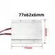 77x62mm 12-220v ptc Aluminium gehäuse Heizelement Konstant thermostat Therm istor Luft elektrische