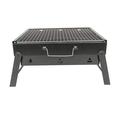 HEMOTON Charcoal Grill Stainless Steel BBQ Rack Mini Foldable Barbecue Grill Simple Garden Barbecue Rack Outdoor Barbecue Grill