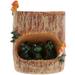 HOMEMAXS Green Flower Sedum Succulent Pot Planter Bonsai Trough Box Plant Bed Office Pot Decor