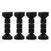 HOMEMAXS 4pcs Threaded Bed Frame Stoppers Bed Headboard Stoppers Adjustable Bed Headboard Stabilizers