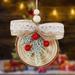 Usmixi Christmas Decorations Wooden Christmas Tree Hanging Decorations Ranching Rustic Personalized Gift for Christmas Home Xmas Tree Window Door Accessories Online Shopping