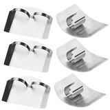 TOYMYTOY 6Pcs Stainless Steel Finger Guards Cutting Finger Protectors Practical Finger Guards for Cutting