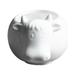 LADAEN Mini Cute Ceramic Animal Flower Pot Glazed Ceramic Planter Pot Desktop Animal Decoration Nursery Pots