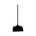 Lobby Pro Upright Dustpan W/Wheels 12 1/2 Polypropylene w/Vinyl Coat Black