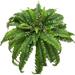 One 48 Inch 88 Branch Artificial Fern Bush Plant Arrangement