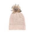 Skechers Women's Marled Purl Beanie in Pink