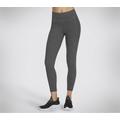 Skechers Women's GO WALK High-Waisted 7/8 Legging in Gray, Size 3XL | Nylon/Spandex