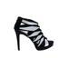 Carlos by Carlos Santana Heels: Black Solid Shoes - Women's Size 7 1/2 - Open Toe