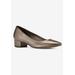 Women's Heidi Ii Pump by Ros Hommerson in Bronze Leather (Size 8 M)